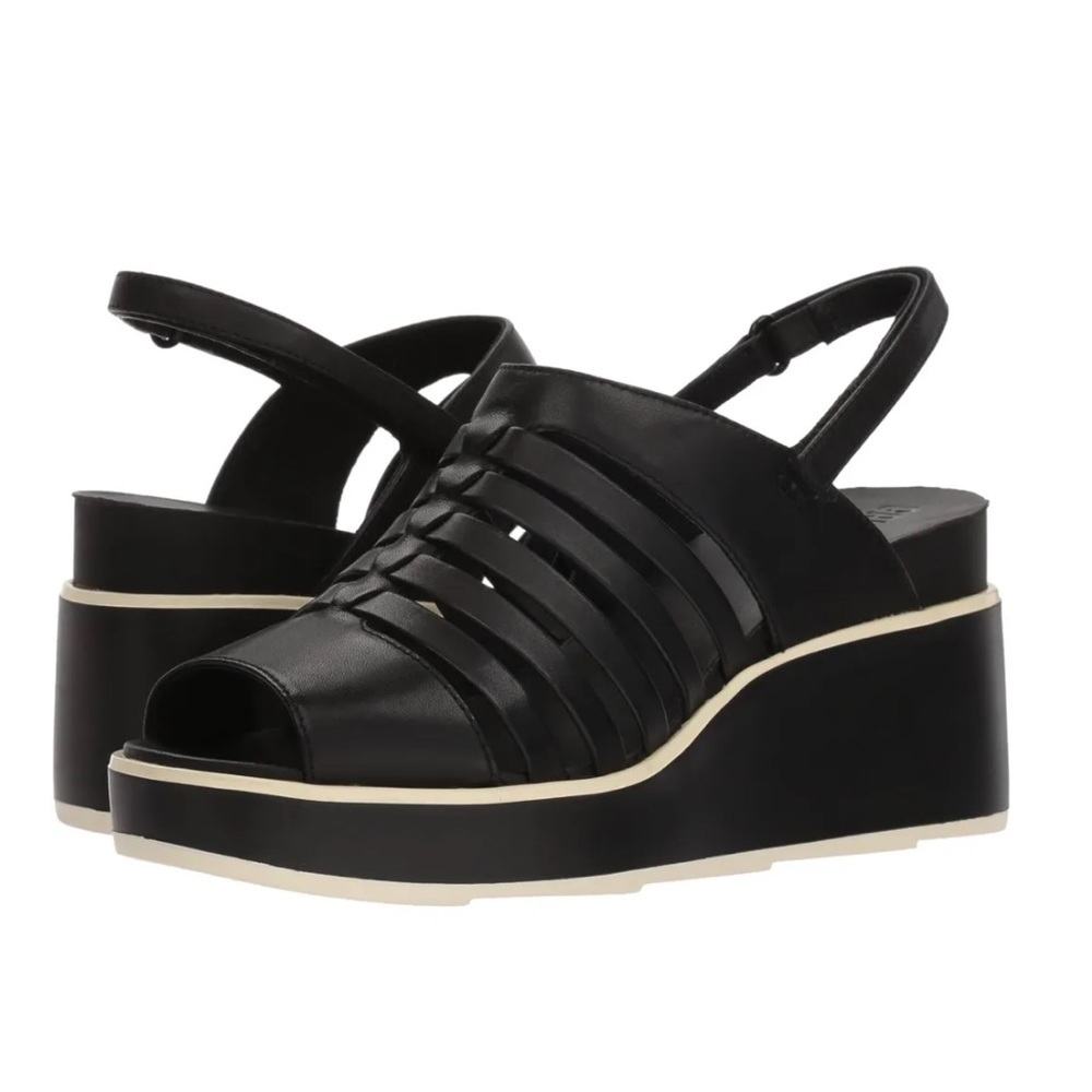 Camper Women's Size 6 US 36 EUR Tropik Wedge Open Toe Comfortable Sandal Black